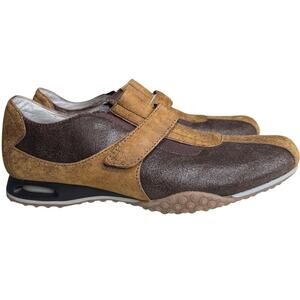 Cole Haan Nike Air Estadio Strap II Men's‎ Sneakers 9M Brown Leather